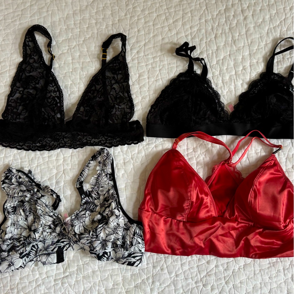 VS Bralettes - Lot of 4 - Med/L